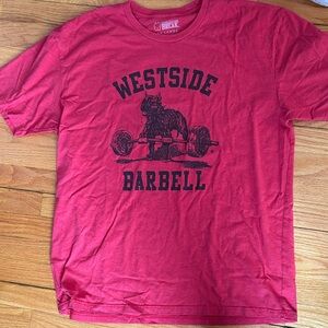 WESTSIDE Barbell - Red Men's T-Shirt